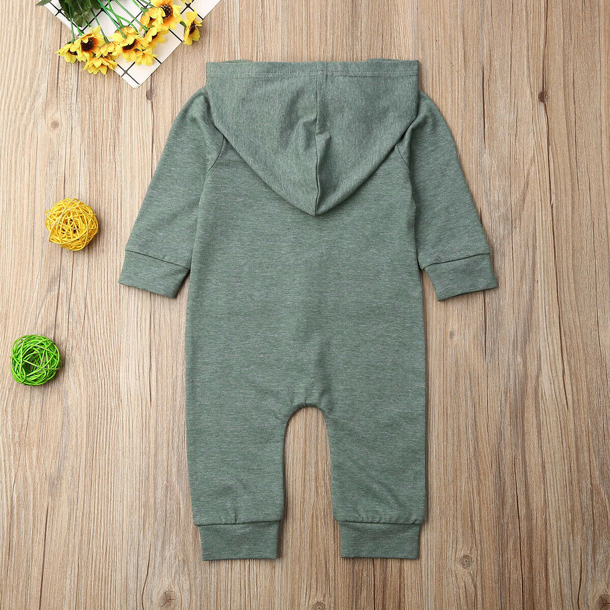0 24M Newborn Baby Boy Girl Rompers Long Sleeve