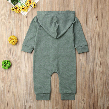 0 24M Newborn Baby Boy Girl Rompers Long Sleeve