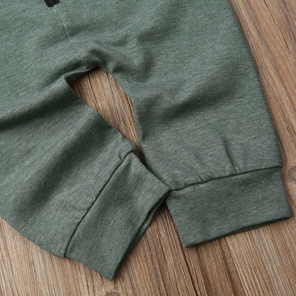 0 24M Newborn Baby Boy Girl Rompers Long Sleeve