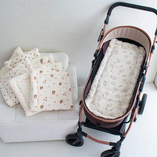 Baby Stroller Seat Cushion Soft Mattress Kids Pushchair Car Mat