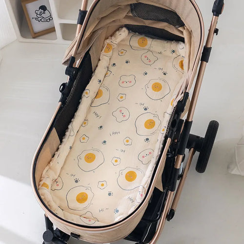 Baby Stroller Seat Cushion Soft Mattress Kids Pushchair Car Mat