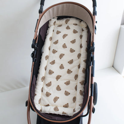 Baby Stroller Seat Cushion Soft Mattress Kids Pushchair Car Mat
